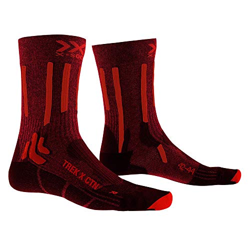 X-Bionix Trek X Ctn Socke R009 Dark Ruby/Fire Red 35-38