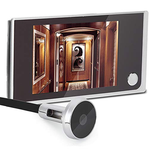 Tangxi Digitaler Türspion,Türspion Kamera Türspion Viewer 3,5-Zoll-LCD-Bildschirm+ 120 ° Winkelansicht+ 24 Stunden Überwachung, Elektronische Cat Eye Kamera für die innere Sicherheit