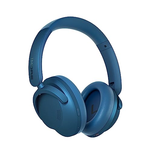 1More SonoFlow Noise Cancelling Kopfhörer, Bluetooth Kopfhörer mit Aktiver Geräuschunterdrückung, 70 Stunden Wiedergabe, LDAC Hi-Res Wireless Audio, Over Ear Headset, Klare Anrufe (Blau)