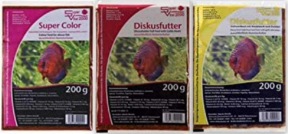 Benker's Frostfutter Sparpaket 25 x SV 2000(5 x Color/10 x Knoblauch/Zwiebel/5 x Royal/5 x Garnelenmix) Frost Futter