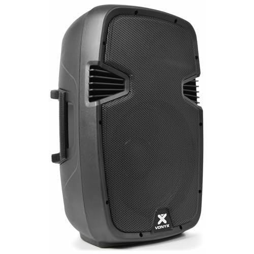 Vonyx spj-1200 Aktiv Lautsprecher, PA Lautsprecher, Musikbox, 600 Watt, 12 Zoll Monitor PA Boxen
