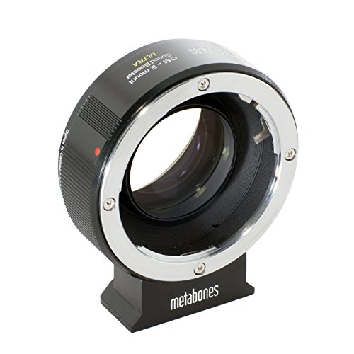 Metabones Olympus OM E-Mount Speed Booster schwarz/Chrom