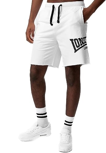 Lonsdale Herren Shorts Normale Passform POLBATHIC White/Black 3XL