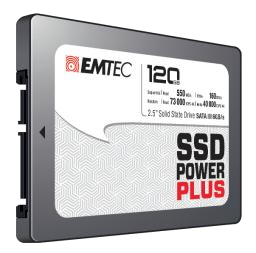 EMTEC SSD Power Plus - SSD - 120GB - intern - 2.5 (6,4 cm) - SATA 6Gb/s (ECSSD120GX150)