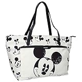 Große Damen Shopping Bag Tasche mit Fronttasche | Disney Mickey Mouse