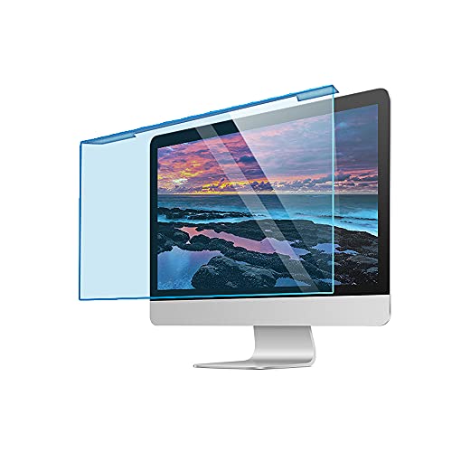 KOCAN Anti-Blaulicht-Folie, Hängende blau blockierende Displayschutzfolie Hochdurchlässige Anti-UV-Augenschutzfolie für 23-24 '' Desktop Monitor