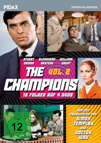 The Champions, Vol. 2 / Weitere 15 Folgen der preisgekrönten Sci-Fi-Agentenserie (Pidax Serien-Klassiker) [4 DVDs]