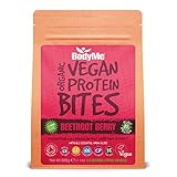 BodyMe Bio Vegane Protein Snacks Bisse | Roh Rote Beete Beere | 500g | 100 Bisse | Mit 3 Pflanze Proteine