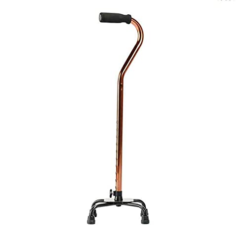 GOYOUTON Ältere Vier-Eck Einziehbare Alumianti-Rutsch Krücken Rollstuhl Walker Krücken