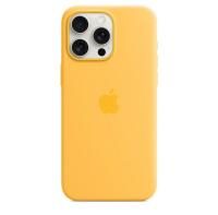 Apple iPhone 15 Pro Max Silikon Case mit MagSafe - Sonnenlicht