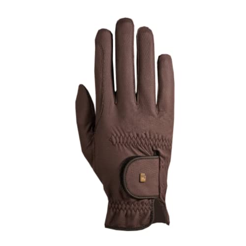 Roeckl Roeck Grip Handschuh, Unisex, Reithandschuh, Mokka, Größe 6,5