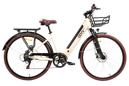 Odys Unisex – Erwachsene VINTO E-Bike, Light Ivory, 27,5