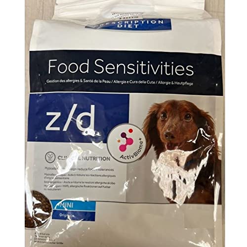 Hill's Prescription Diet Z/D Mini Hypoallergen Diätetisches Trockenfutter für Hunde mit kleinen Rassen und Allergien 6 kg