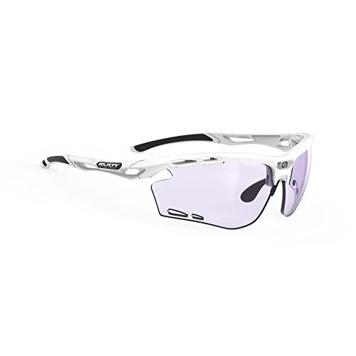 Rudy Project Propulse Padel Sonnenbrille, White Gloss, 75 Unisex, Erwachsene, weiß (white gloss)