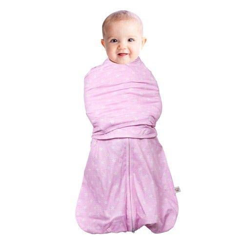 Clevamama Swaddle Tasche 2 in 1 pink 0–3 Monate