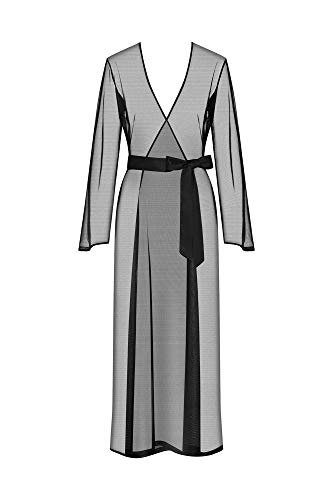 MAISON CLOSE Langes Kimono - Madame Rêve - Schwarz