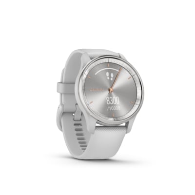 Garmin vívomove Trend – Hybrid-Smartwatch mit analogen Zeigern und Touchdisplay. Fitness-/Gesundheitsfunktionen, Schlafanalyse, Pay, Smartphone Benachrichtigungen und bis zu 5 Tage Akkulaufzeit