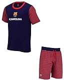 Pyjashort Pyjama Barça, offizielle Kollektion FC Barcelona, Kinder – 12 Jahre