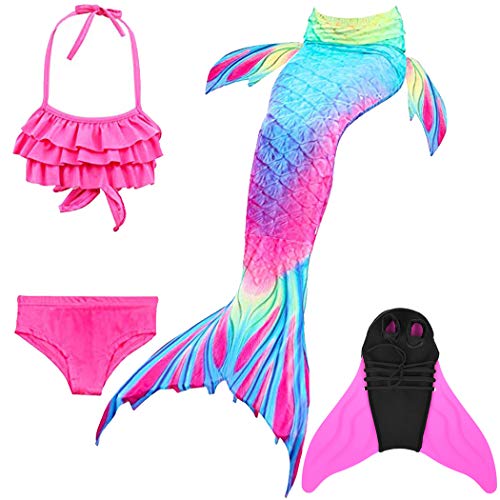 shepretty meerjungfrauenflosse mädchen Neuer Mermaid Tail Badeanzug für Erwachsene und Kinder,DH52fen-130