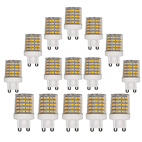 Ruihua G9 10W LED Glühbirne Entspricht 90W Halogenlampe, 3000K Warmweiß Nicht Dimmbare G9 Glühbirne 360° Abstrahlwinkel 900LM AC220-240V,15 Packungen