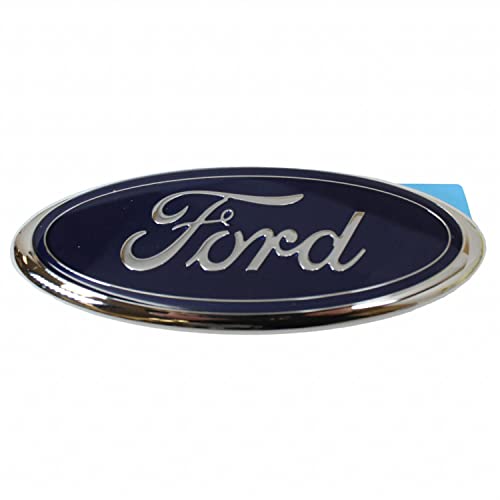 Ford OEM-blaues ovales Heckklappen-Emblem passend für 1998–2016 F-150 E-Serie Super Duty Excursion