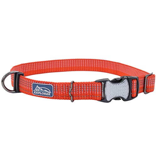 Coastal - K-9 Explorer Hundehalsband, reflektierend, verstellbar, Canyon, 2,5 x 30,5 - 45,7 cm