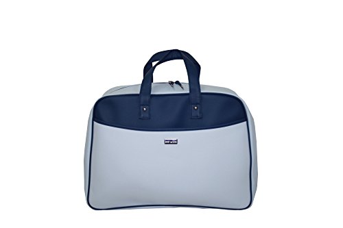 Handtasche Koffer Mutterschaft Baby Star hellblau/marine