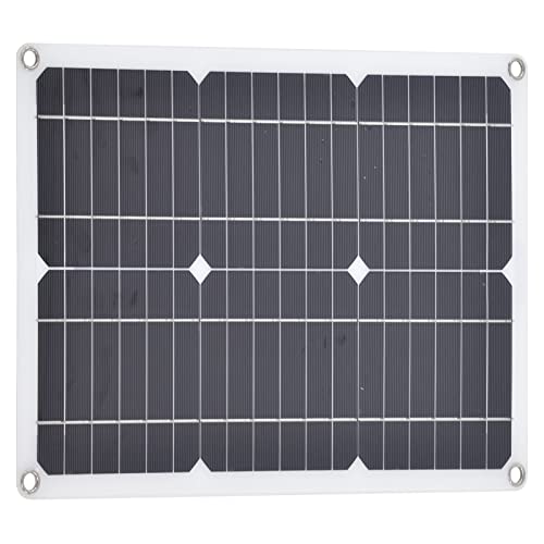 Weikeya Solarpanel-Ladegerät, Solarpanel 42 x 28 cm/16,5 x 11,0 Zoll, monokristallines Silizium mit 10-A-Controller für Schiffe