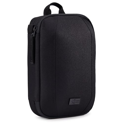 Case Logic Polyester Invigo Medium Elektronikkoffer, 24,9 cm H x 14,7 cm B x 5,4 cm D, 73 % recycelt, Schwarz