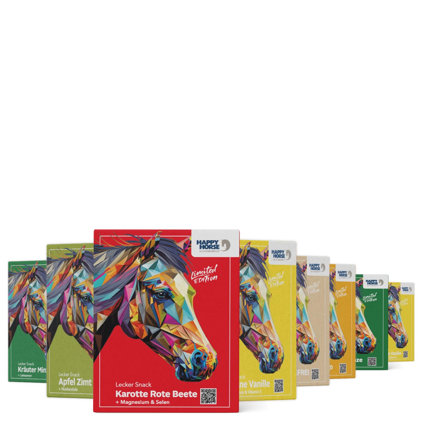 Happy Horse Multibox Lecker Snacken 8 x 800 g (Verschiedene Sorten der bekannten Happy Horse Lecker Snacks)