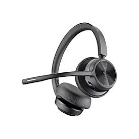Poly Voyager 4320-M - Voyager 4300 UC series - Headset - On-Ear - Bluetooth - kabellos, kabelgebunden