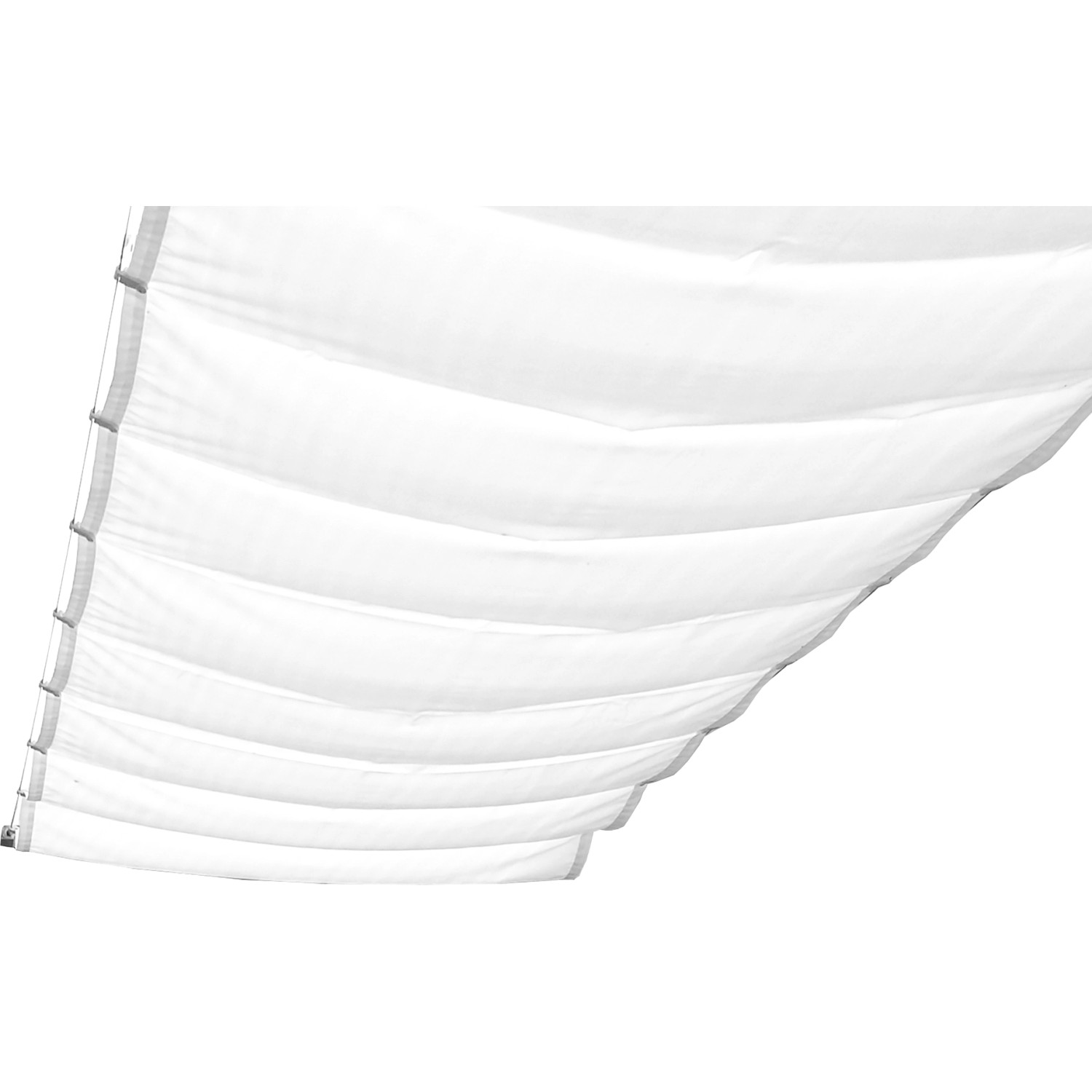 Peddy Shield Sonnensegel 275 cm x 61 cm Uni Weiß