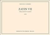 Francisco Guerrero-Zayin VII-Streichquartett-SCORE