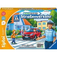 Ravensburger tiptoi Spiel 00173 - Sicher im Straßenverkehr - Lernspiel ab 4 Jahren, lehrreiches Verkehrsspiel für Jungen und Mädchen, für 1-4 Spieler