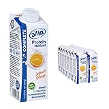 all in® COMPLETE Protein Drink 14 x 250ml - Joghurt Orange Protein Mahlzeit zur schnellen Gewichtzunahme oder als Meal Replacement | Hochkalorische Trinknahrung