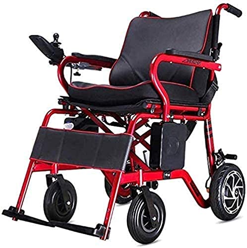 Stuhl Elektrorollstuhl für ältere Menschen mit Behinderungen vierrädriger Roller mit Sitzfaltung Leichte intelligente automatische 100 kg Last (Lithium)