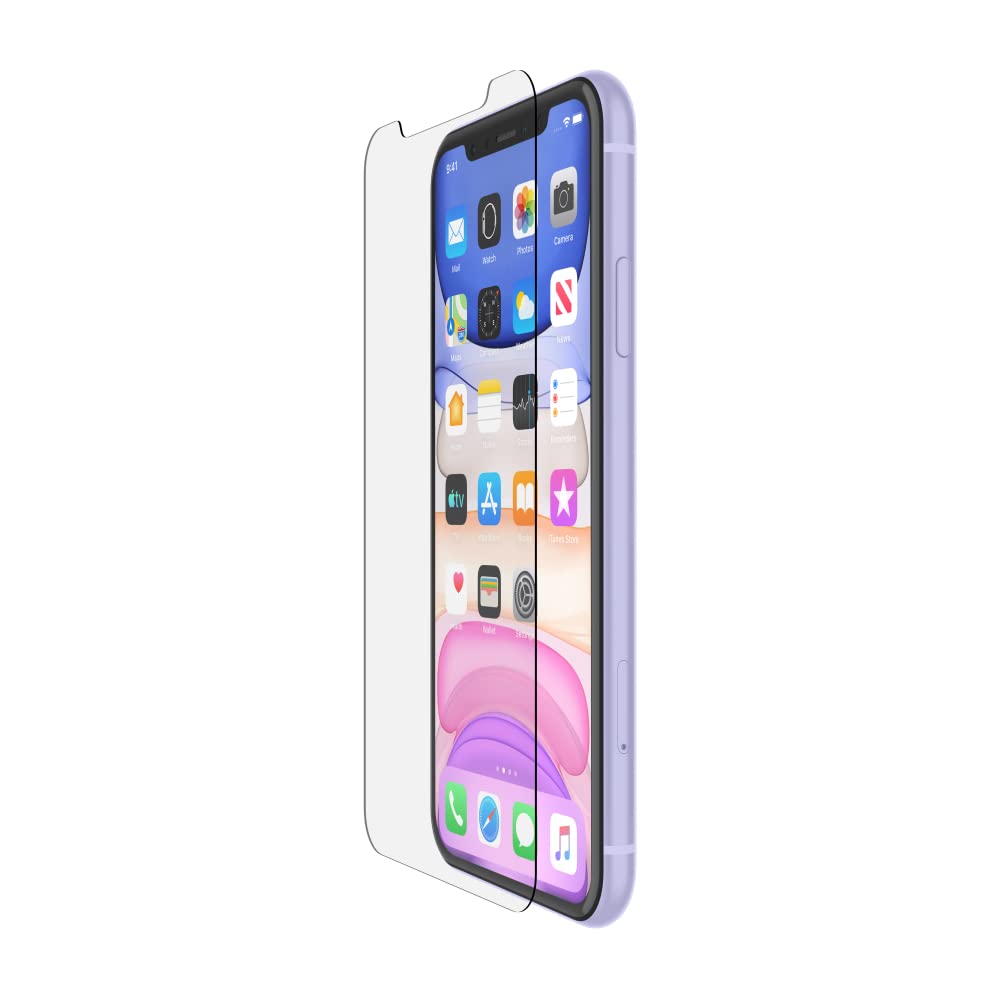 Belkin ScreenForce InvisiGlass Ultra antimikrobieller Displayschutz für das iPhone 11 (iPhone 11 Displayschutz reduziert Bakterienwachstum auf dem Display um bis zu 99 %)