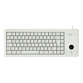 CHERRY Compact-Keyboard G84-4400 - Tastatur - Deutsch - Hellgrau