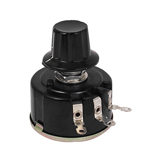 WX112 5W variable Widerstände 4K7 Ohm 3 Anschlüsse Drahtpotentiometer Potentiometer mit Knopf AMNzOgOdL