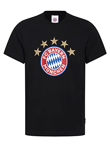 FC Bayern München T-Shirt Logo schwarz, S