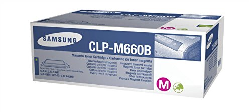 Samsung CLP-M660B/ELS Original Toner (Hohe Reichweite, Kompatibel mit: CLP-610/CLP-660/CLX-6200/6210/6240 Series) magenta