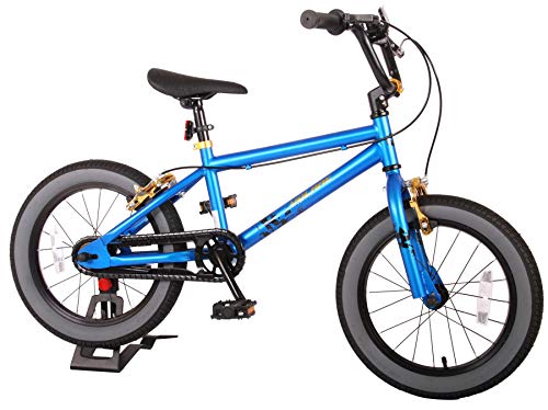 Cool Rider Kinderfahrrad - Jungen - 16 Zoll - Blau - Zweihandbremsen - blau