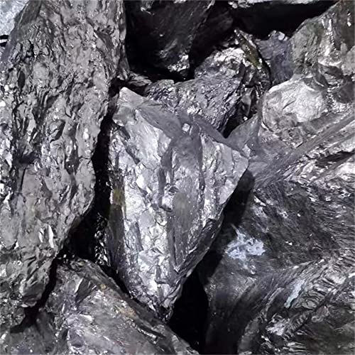 lvsenlin Elite-Schungit-Rohstein-Heil-Reiki-Kristalle – EMF-Schutz – Wasserreinigung – Strahlenschutz und Wurzel-Chakra-Steine