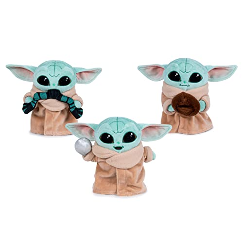 DISNEY Unisex Kinder by Play Baby Yoda Child Mandalorian Star Wars 17 cm Sortiert (1 Plüsch), Bunt