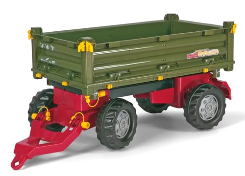 Rolly Toys 125005 multitrailer grün 2 achsen extrem stabil und belastbar