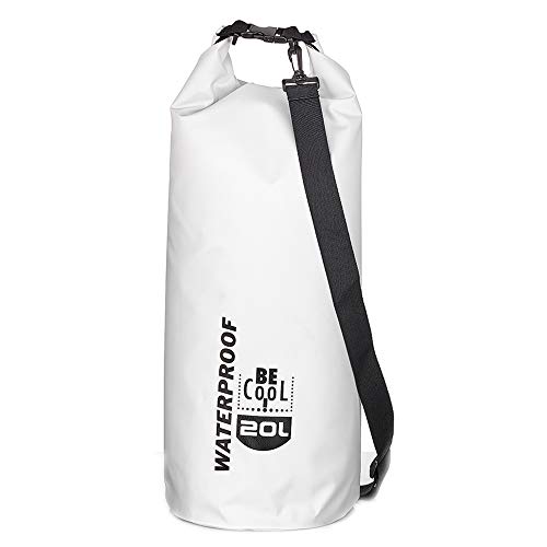 Be Cool Isolierte wasserdichte Kühltasche in weiß - Family, Reise, Sport, Lifestyle, Fashion und Shopping tauglich. Für Kosmetik, Medizin, Picknick, Schule, AusflügeØ 23 cm, H: 68 cm, 20 L Volumen