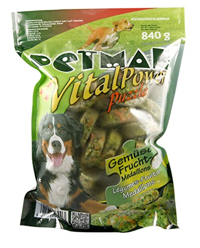 Petman Gemüse-Obst-Paket "Energy", 2kg-Paket für die gesunde Ernährung Ihres Hundes, Tiefkühlnahrung von Petman
