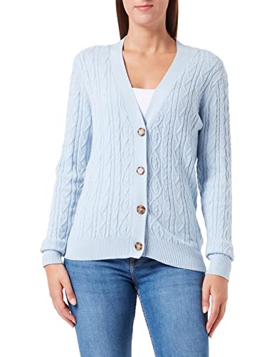 SOYACONCEPT Womens SC-Blissa 25 Open Front Knitted Cardigan Strickjacke, Cashmere Blue, S