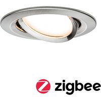 Paulmann "Smart Home Zigbee LED Einbauleuchte Nova Plus 1x6W Eisen gebürstet..."