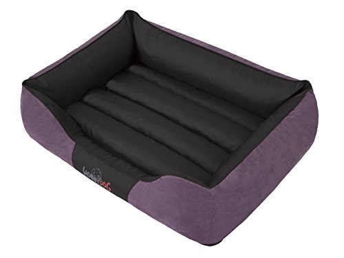 HobbyDog XXL NICFIO5 Dog Bed Nice XXL 110X90 cm Purple Nubuck, XXL, Purple, 5.8 kg